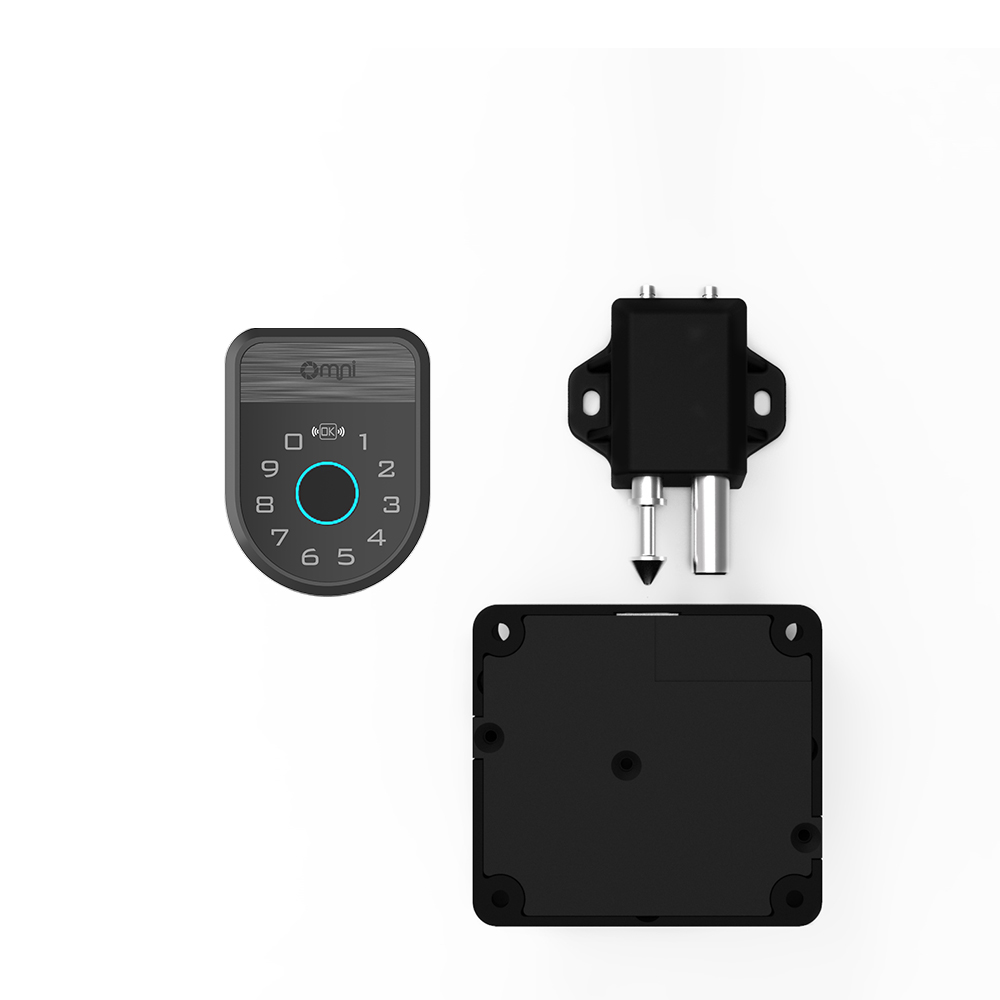歐米多功能智能指紋鎖 抽屜密碼鎖