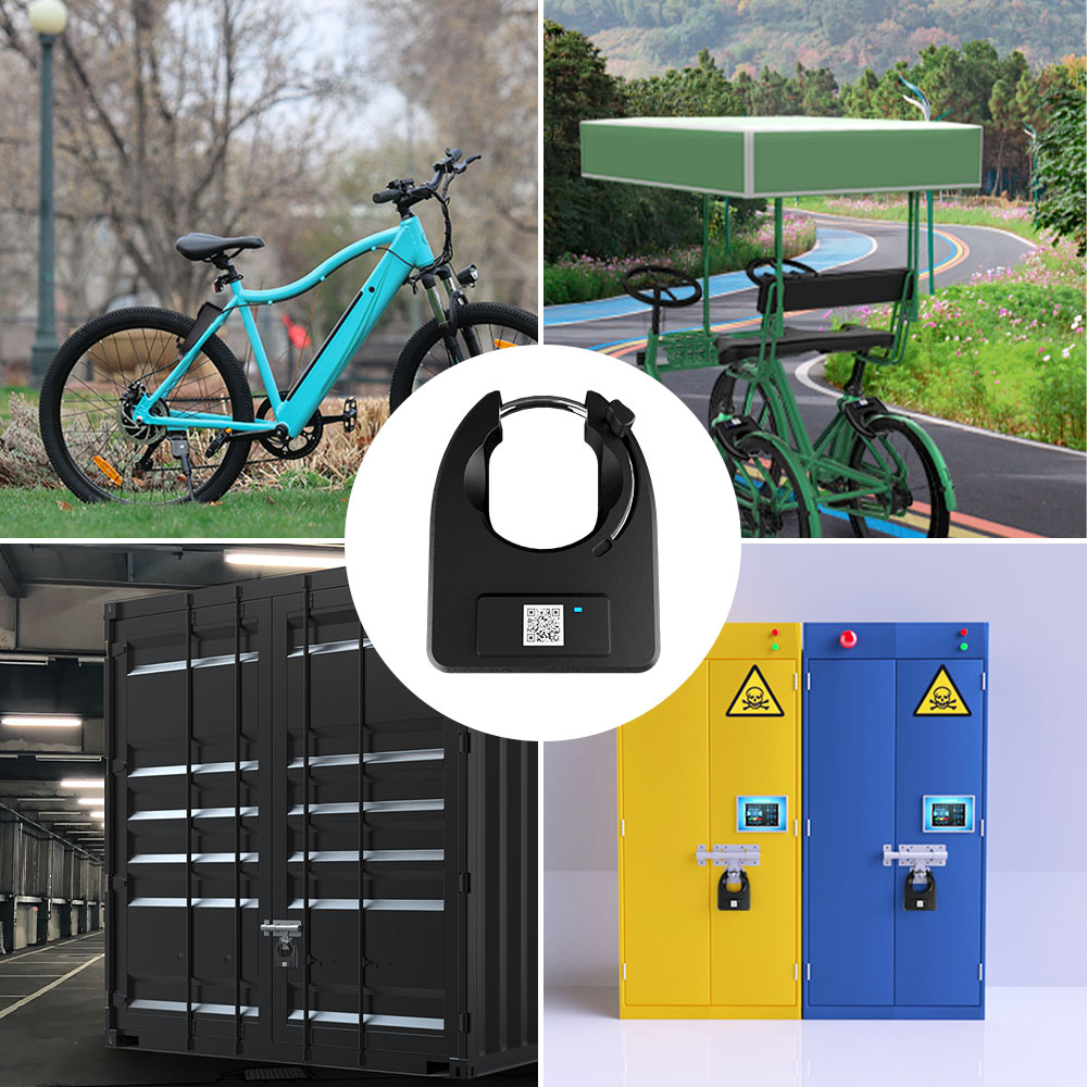 內(nèi)置GPS智能自行車(chē)鎖，提供電動(dòng)自行車(chē)的共享租賃服務(wù)